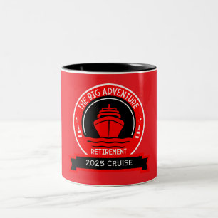 TASSE 2 COULEURS CROISIÈRE DE LA RETRAITE