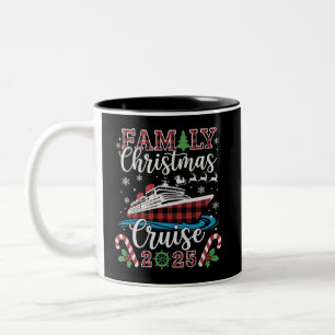 Tasse 2 Couleurs Croisière de Noël en famille 2025 Correspondance F