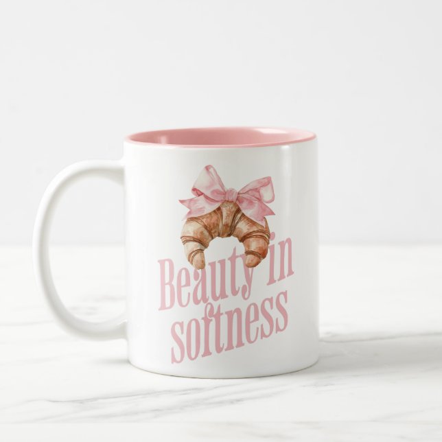 Tasse 2 Couleurs Croissant à l'Arc-en-Ciel de Douceur (Gauche)