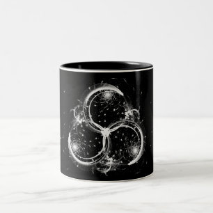 Tasse 2 Couleurs Croissants de lune triples