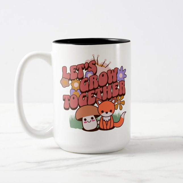 Tasse 2 Couleurs Croissons ensemble (Gauche)
