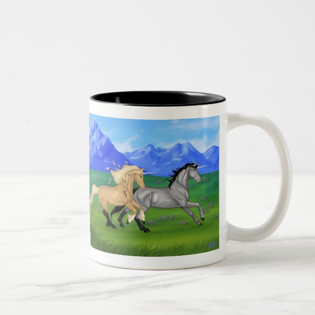 Tasse 2 Couleurs Croyez-vous à la magie ? (Droit)