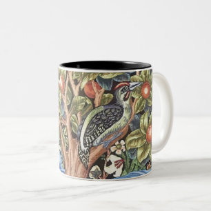 Tasse 2 Couleurs Cru floral de tapisserie de pivert de William