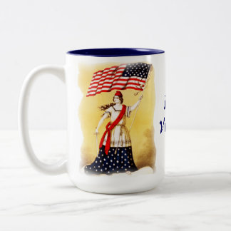 Tasse 2 Couleurs Cru "toujours vigilant" patriotique