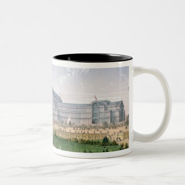 Tasse 2 Couleurs Crystal Palace, Sydenham, c.1862 (litho de (Droit)