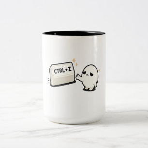 Tasse 2 Couleurs Ctrl Z Annuler les Erreurs - Personnage Technologi