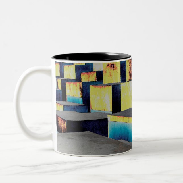 Tasse 2 Couleurs Cubes colorés (Gauche)