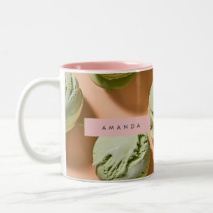 Tasse 2 Couleurs Cuillère de glace au matcha personnalisée