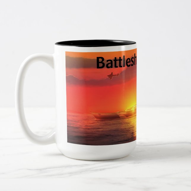 Tasse 2 Couleurs Cuirassé Bismarck (Gauche)