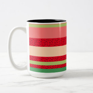 Tasse 2 Couleurs Cuisine de fruits de pastèque mignonne