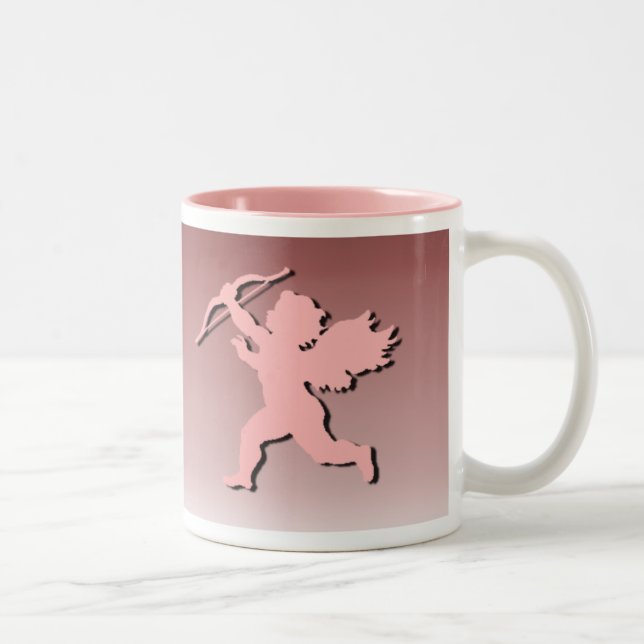 Tasse 2 Couleurs Cupidons (Droit)