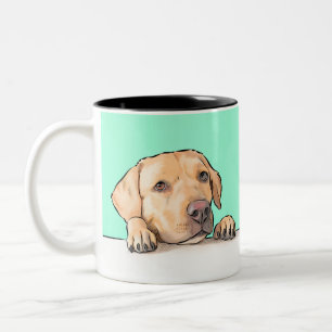 Tasse 2 Couleurs Curieux Chien Comic