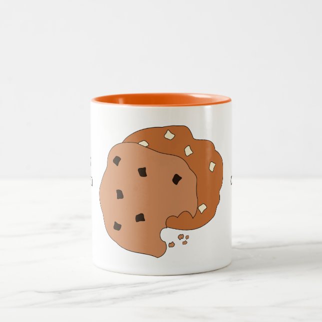 Tasse 2 Couleurs Customiser ce graphique Cookies (Centre)