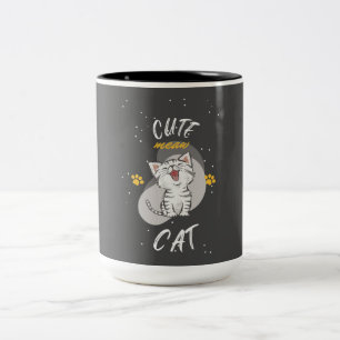 TASSE 2 COULEURS CUT CAT