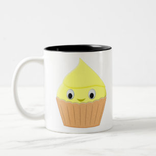 Tasse 2 Couleurs Cute Cartoon Citron Cupcake