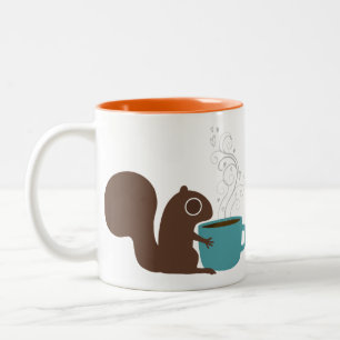Tasse 2 Couleurs Cute Écureuil Lover café   Fun Wildlife