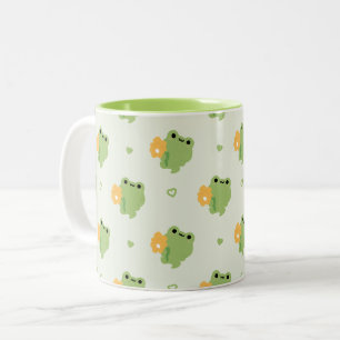 Tasse 2 Couleurs Cute grenouille romantique