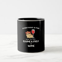 Cute Guinée Cochon Amateur de vin cadeau