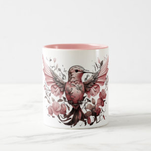 Tasse 2 Couleurs Cute Hummingbird Collection