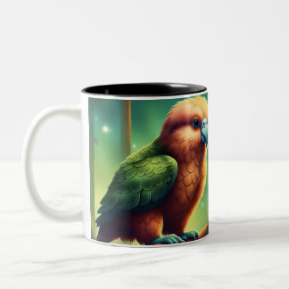 Tasse 2 Couleurs Cute Kakapo