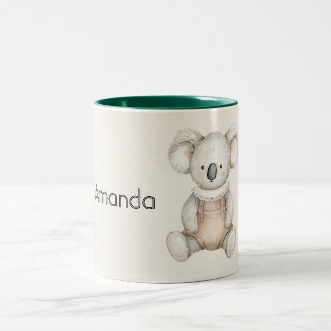 Tasse 2 Couleurs Cute Koala Bear (Centre)