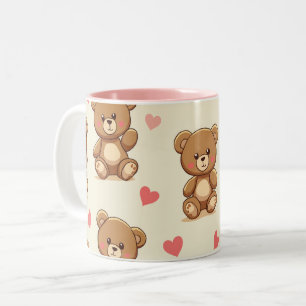Tasse 2 Couleurs Cute Musique d'ours