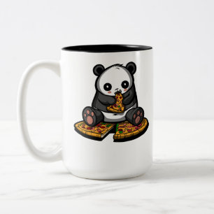 Tasse 2 Couleurs Cute Panda Ours Pizza Lover Animal