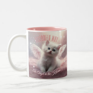 Tasse 2 Couleurs Cute Personnalisée Fille Rose Kitten