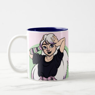 Tasse 2 Couleurs Cute Punk Anime Ado Nom de la fille
