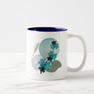 Tasse 2 Couleurs Cyan Boho