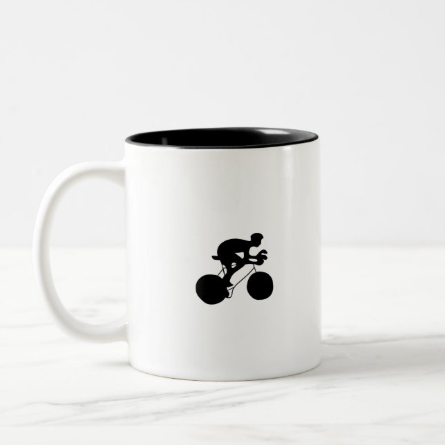 Tasse 2 Couleurs Cyclisme (Gauche)
