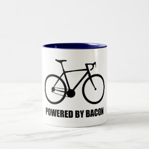 Tasse 2 Couleurs Cyclisme Alimenté Par Bacon