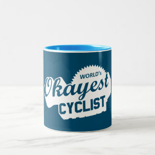 Tasse 2 Couleurs Cycliste le plus Okayest du monde