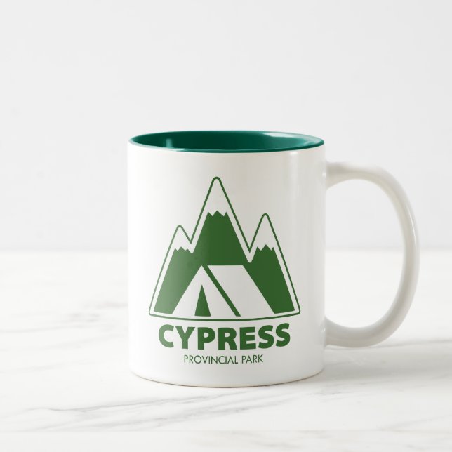 Tasse 2 Couleurs Cypress Provincial Park Mountains Camping (Droit)