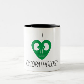 Tasse 2 Couleurs Cytopathologie du coeur I - rein