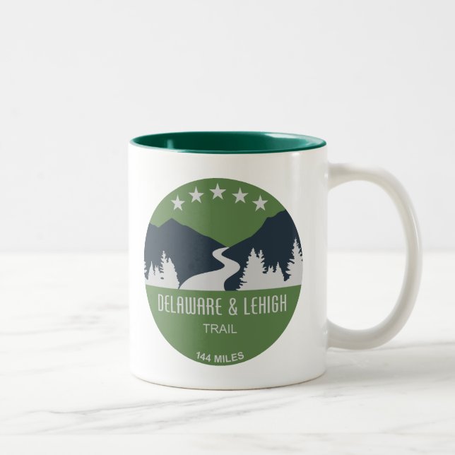 Tasse 2 Couleurs D&L Trail Pennsylvanie (Droit)