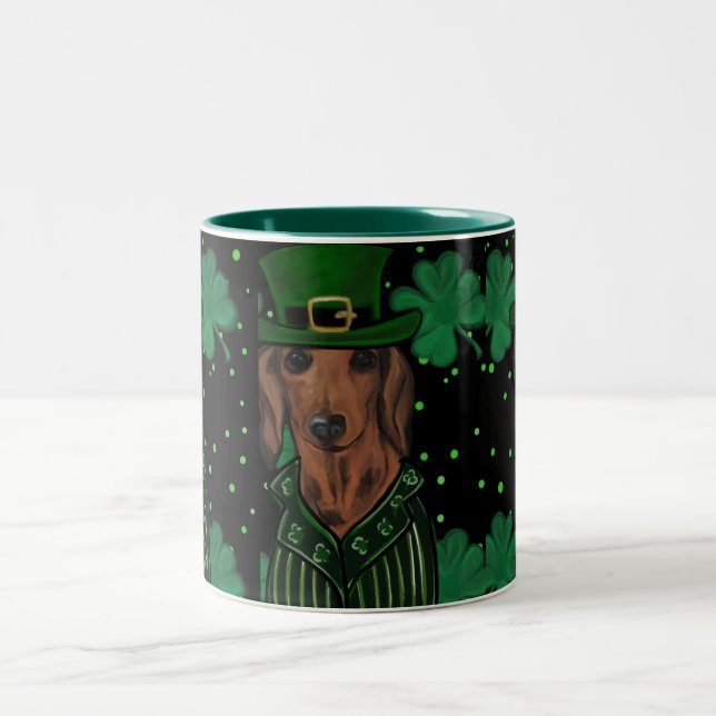 TASSE 2 COULEURS DACHSHUND            (Centre)
