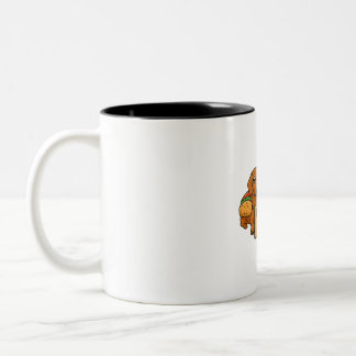 Tasse 2 Couleurs Dachshunds de dessin animé en hot dogs