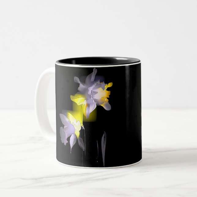 Tasse 2 Couleurs Daffodiques cubes (Devant gauche)