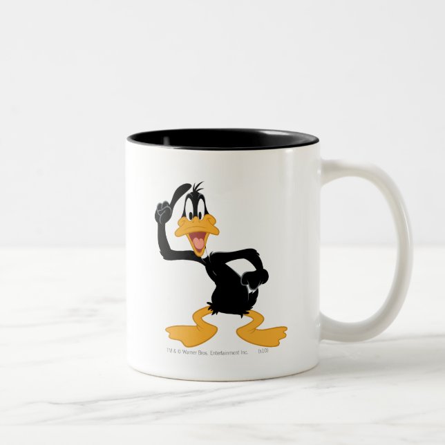 Tasse 2 Couleurs DAFFY DUCK™ avec une excellente idée (Droit)