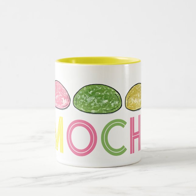 Tasse 2 Couleurs Daifuku Mochi Nouvel An Japonais Gâteau de riz (Centre)