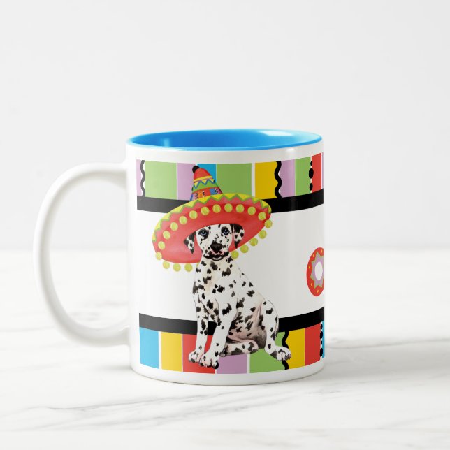 Tasse 2 Couleurs Dalmate de fiesta (Gauche)