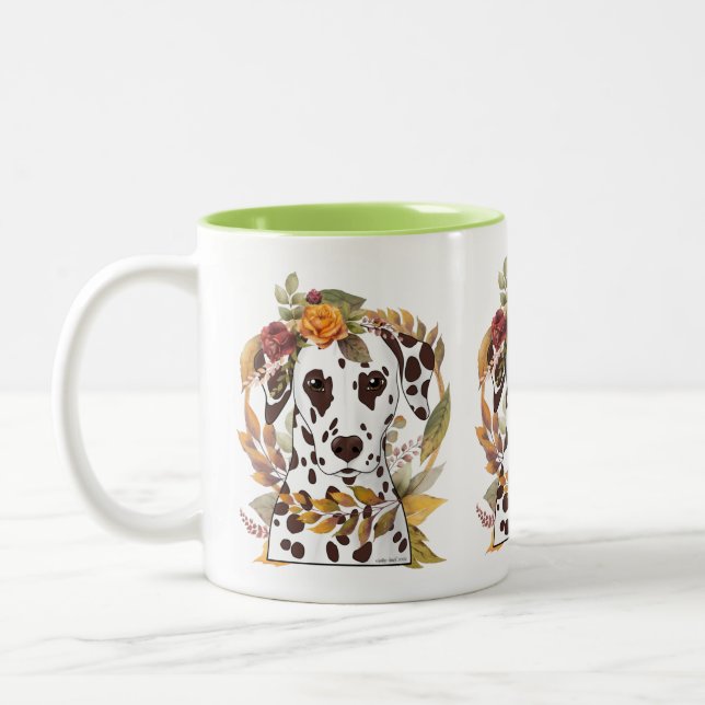 Tasse 2 Couleurs Dalmatie d'automne (Gauche)