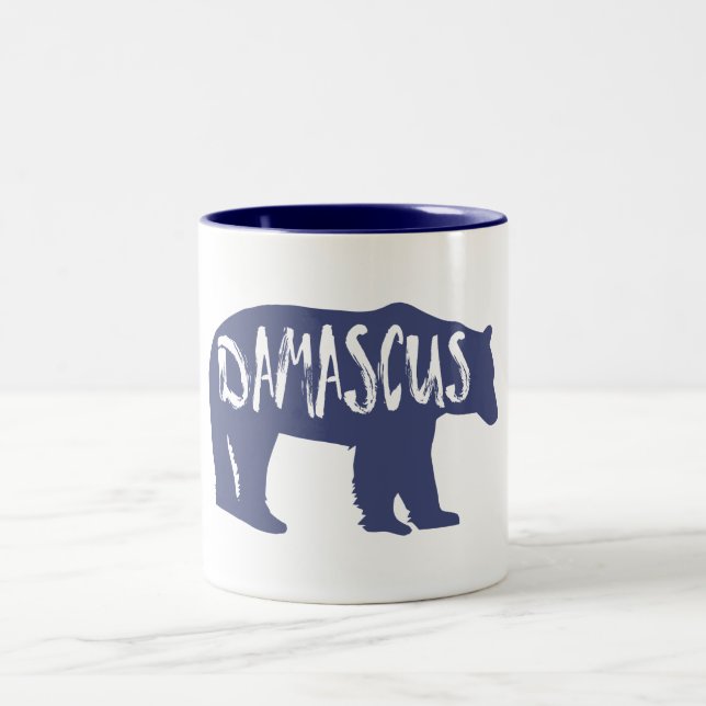 Tasse 2 Couleurs Damas Virginia Bear (Centre)
