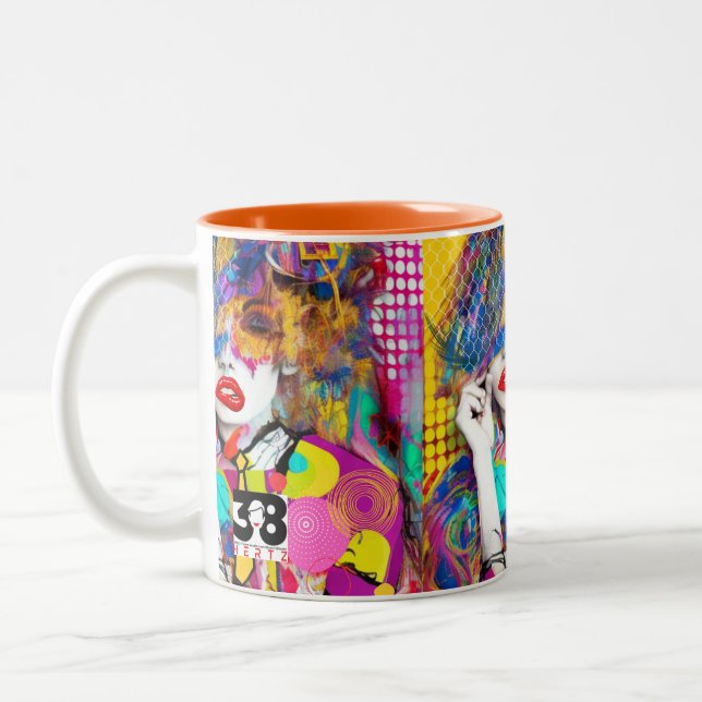 Tasse 2 Couleurs Dame Clashy (Gauche)