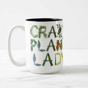 Tasse 2 Couleurs Dame Plante folle