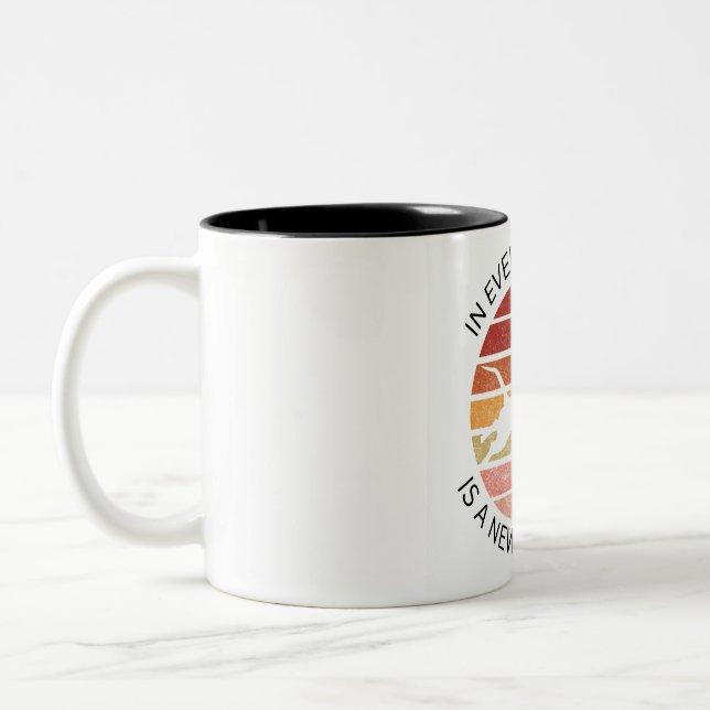 Tasse 2 Couleurs Dans chaque rayon de soleil est une nouvelle musiq (Gauche)