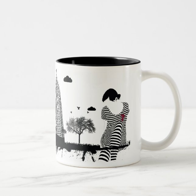Tasse 2 Couleurs Dans la ville (Droit)