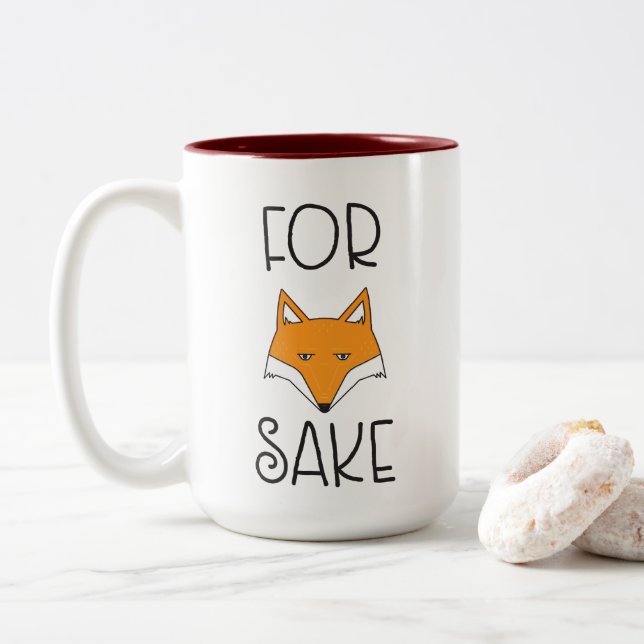 Tasse 2 Couleurs Dans l'intéret de Fox (Avec donut)