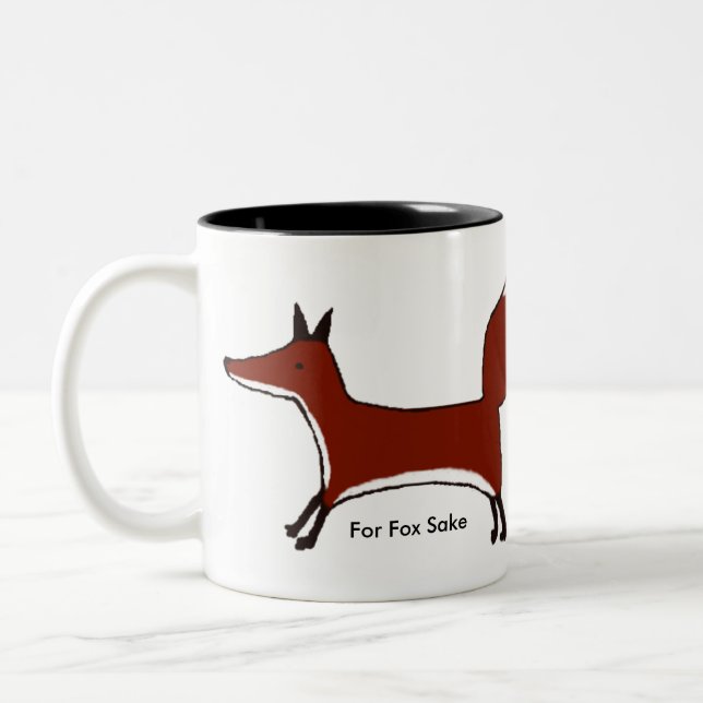 Tasse 2 Couleurs Dans l'intéret de Fox - image enveloppante - (Gauche)